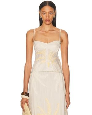 Johanna Ortiz Compas Y Palmas Top - White