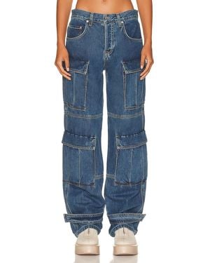 GRLFRND Lex Cargo Jeans - Blue