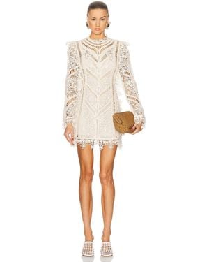 Zimmermann Illuminate Cornelli Mini Dress - White