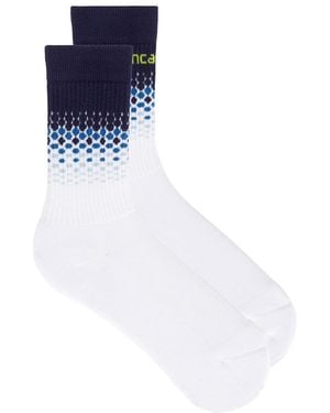 CASABLANCA Halftone Gradient Socks - Blue