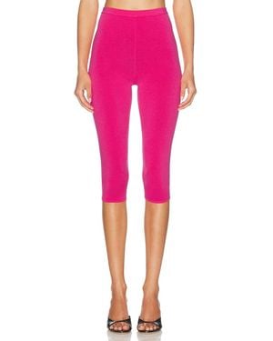 Helsa Beckette Knit Capri - Pink