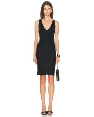 Saint Laurent Sleeveless Mini Dress - Black