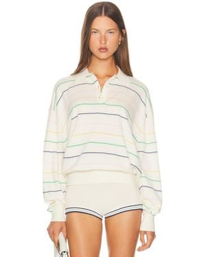Helsa Kaysee Oversized Polo - White