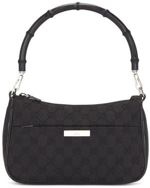 Gucci Bamboo Shoulder Bag - Black