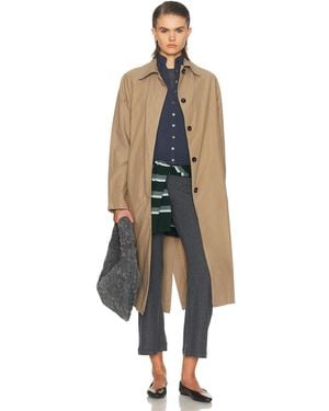 Leset Kyoto Car Coat - White