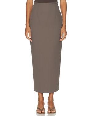 KHAITE Winton Skirt - Brown