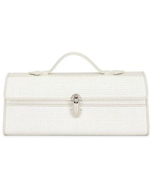SAVETTE Slim Symmetry Pochette Bag - White