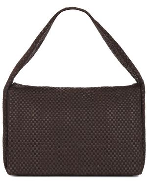 St. Agni Lattice Everyday Satchel Bag - Brown