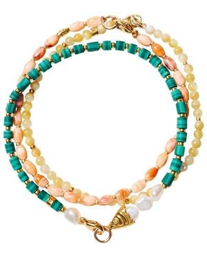 Chan Luu Beaded Bracelet Set - Metallic
