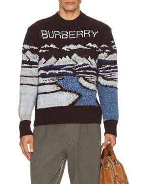 Burberry Ackley Fai Sweater - Brown
