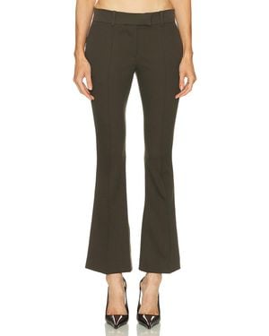 The Attico Wool Long Pant - Brown