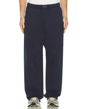 Skims Heavy Fleece Straight Leg Pant - Blue