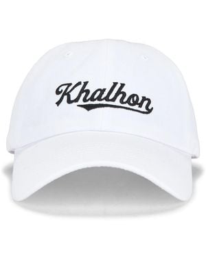 Khalhon Logo Ball Cap - White