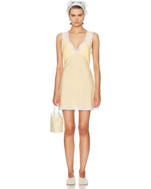 Posse Tabitha Slip Mini Dress - Natural