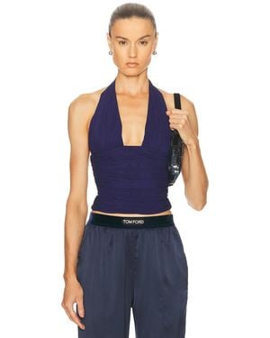 SER.O.YA Bimini Halter Top - Blue