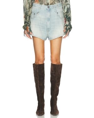 R13 Double Loop Venti Short - Blue