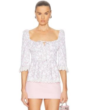 Coperni Open Neck Princess Top - White