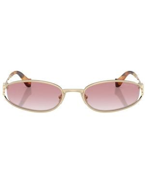 Miu Miu Oval Sunglasses - Pink