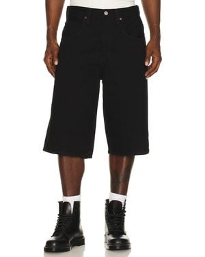Agolde Fusion Skater Short - Black
