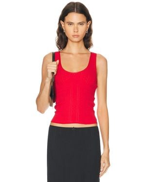 Cou Cou Intimates The Scoop Tank Top - Red