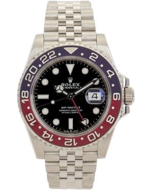 Rolex Gmt-Master Ii Steel Pepsi Bezel Automatic Dial Watch - Metallic