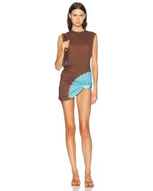 Christopher Esber Tie Dye Snap Clip Tank Dress - Multicolor