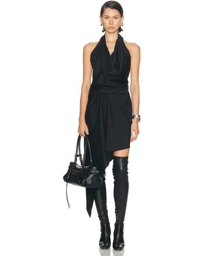 Alexander Wang Draped Halter Neck Dress - Black
