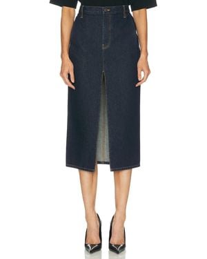 KHAITE Anden Skirt - Blue