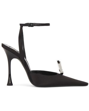Saint Laurent Doville Pump in Brown | Lyst