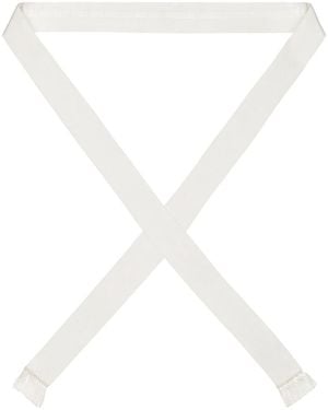 Tom Ford Silk Faille Scarf - White