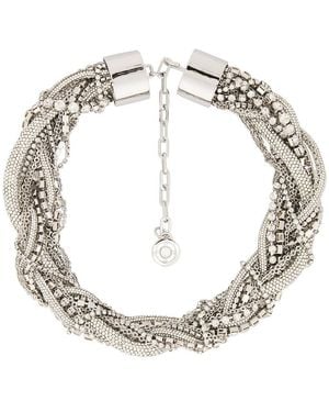 Area Messy Chain Necklace - Multicolor