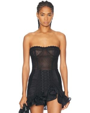 Charo Ruiz Sette Bustier Top - Black