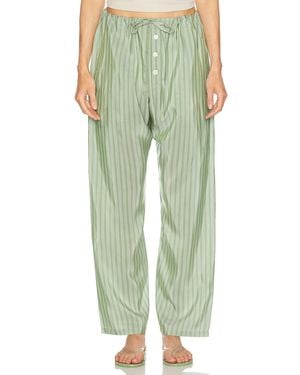 Bode Sylvan Stripe Pant - Green