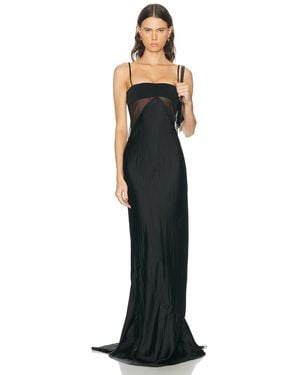 Rick Owens Combo Slip Gown - Black