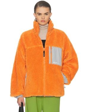Sandy Liang Rain Fleece Jacket - Orange