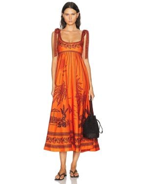ALÉMAIS Boathouse Ballet Sundress - Orange