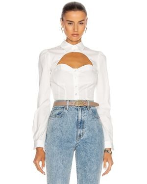Fleur du Mal Bella Shirt - White