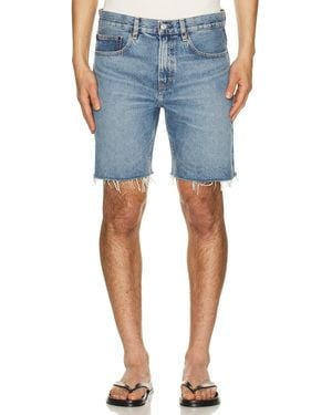 FRAME Relaxed Undone Hem Short - Blue