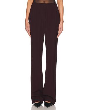 Mugler High Waisted Pant - Red