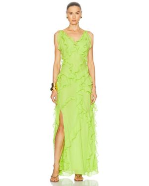 Rachel Gilbert Cedar Gown - Green