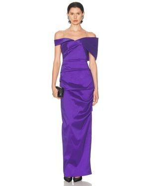 Rachel Gilbert Dahli Gown - Purple
