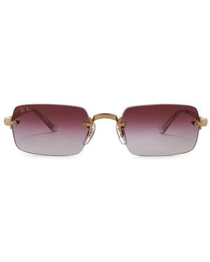 Ray-Ban X A$Ap Rocky Rb3928 Rectangle Sunglasses - Multicolor