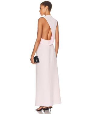 SRG Karina Silk Gown - White