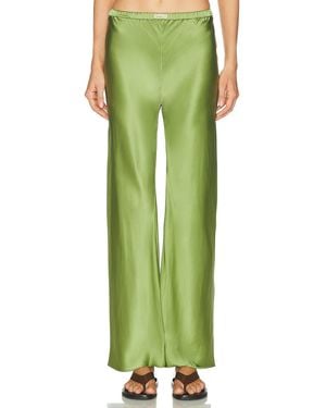 Comme Si The Silk Bias Pant - Green
