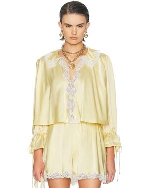 Chloé Lace Blouse - Yellow