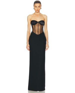Ilkyaz Ozel Tara Gown - Blue