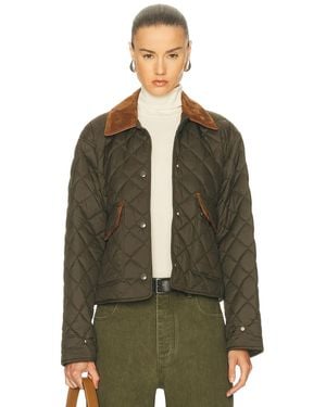 Miu Miu Quilted Jacket - Green