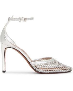 Alaïa Fishnet Sandal - White