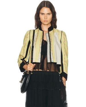 Chloé Floral Jacquard Jacket - Black