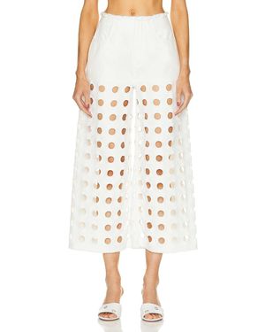 Alaïa Alaïa Low Waist Pant - Natural